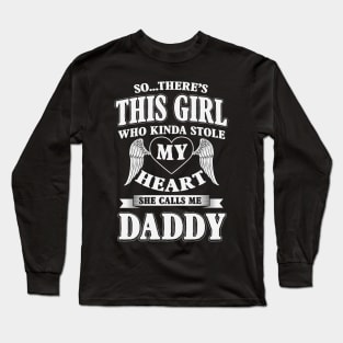 Daddy's Heart Stealer Long Sleeve T-Shirt